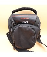 Canon EOS Camera Bag Black Nylon Strap Belt Loop Padded Pocket - $19.96
