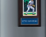 RYNE SANDBERG PLAQUE BASEBALL CHICAGO CUBS MLB   C - $0.98