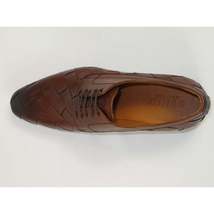 Men's GENIO Genuine Braided Leather Upper And Sole Shoes Turkey 120197862 Cognac image 6