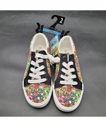 New Official Nintendo Ground Up Super Mario Bros Shoes Youth Size 2  Low... - $27.06 CAD