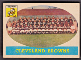 1958 Topps #9 Cleveland Browns Jim Brown Rookie Pictured NM - £91.32 GBP