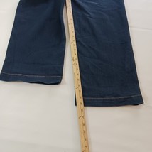 Jessica Simpson Wide Leg Utility Crop Women's Blue Denim Jeans Size 16/33 image 15