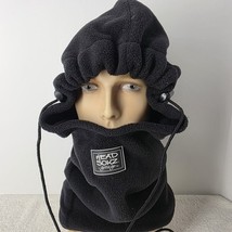 Head Sokz By Gotta Go Inc Black Made in USA OSFA Head Neck Cover Fleece - $14.84