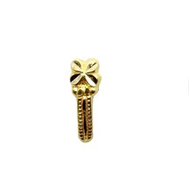 Vertical Real Gold Nose Stud Solid 14K Gold Piercing Push pin Nose stud - £18.63 GBP