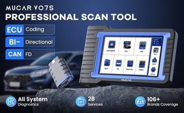 MUCAR VO7S Bidirectional Scan Tool, 2023 OEM All-Systems Diagnostic Scanner - £247.26 GBP