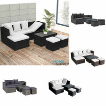 Outdoor Garden Patio 4 Piece Poly Rattan Furniture Lounge Set Sofa Chair... - $384.11+