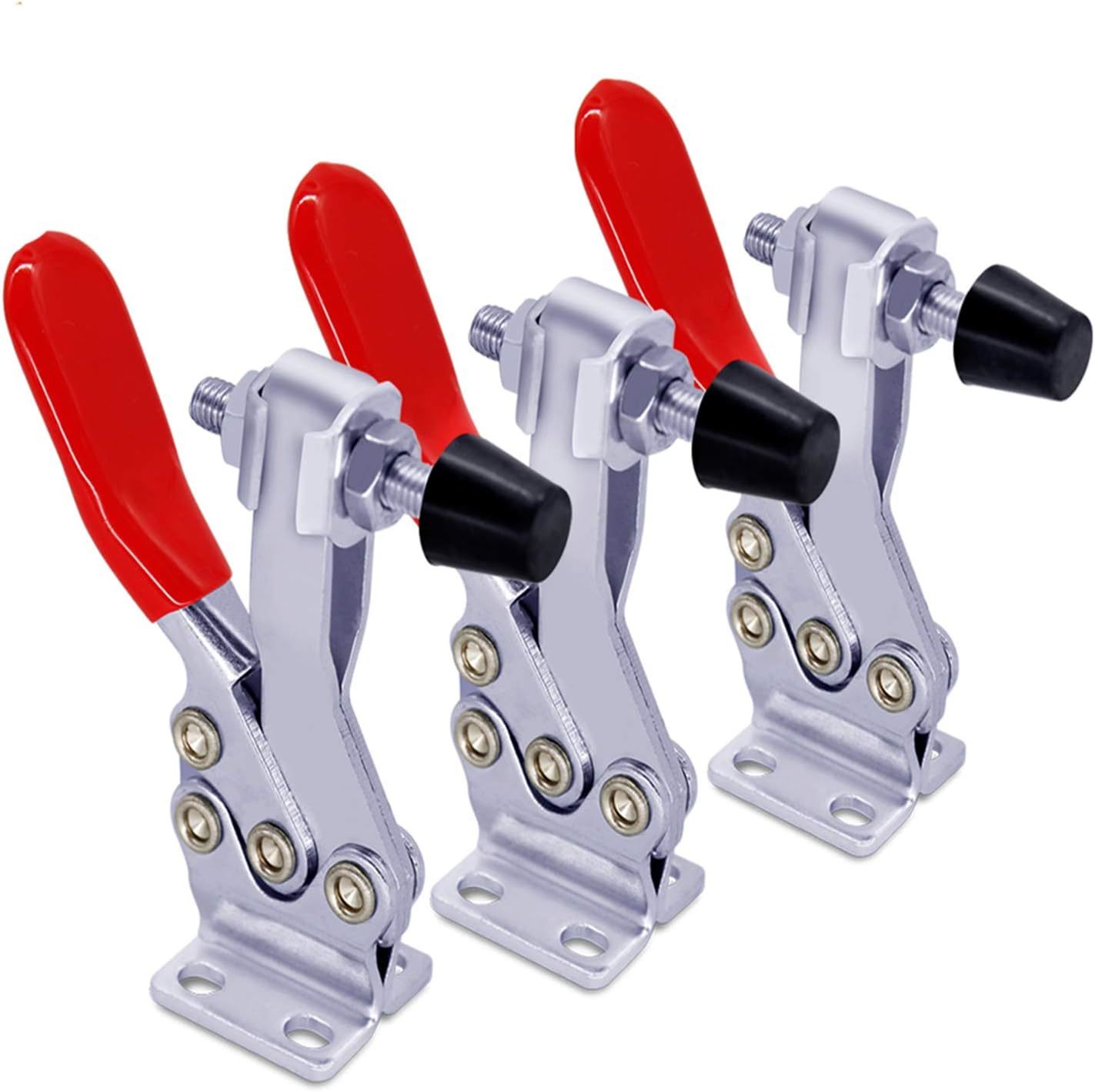 3Pcs 225D 500Lbs Holding Capacity Horizontal Toggle Clamp Quick-Release - $33.99
