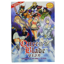 DVD Anime Queen&#39;s Blade Complete TV Series 1-36 End+6 OVA [UNCUT] English Dubbed - $38.99