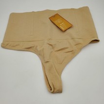 Werena Tummy Control Thong Shapewear for Women, Beige with Boning - Small - £10.19 GBP
