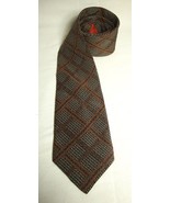 MISSONi Silk Tie Bloomingdales Vintage Diamond Pattern Wide Tie Brown Black - $39.08 CAD