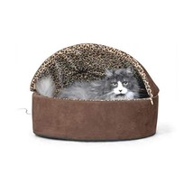 K&amp;H Pet Products Thermo-Kitty Bed Deluxe Hooded Heated Pet Bed  - £110.42 GBP