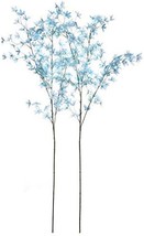 Silk Oncidium Orchid Phalaenopsis Flowers For Home Greenery Wedding, Blue. - £23.74 GBP