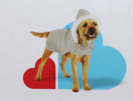 Boots and Barkley Dogs Hooded Vest Large Gray - £10.50 GBP