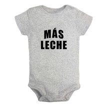 Más Leche Novelty Romper Baby Bodysuit Newborn Infant Jumpsuit Kids Short Outfit - £8.40 GBP