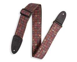 Levy’s 2&quot; Cork Guitar Strap With Orleans Pattern - £39.84 GBP