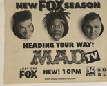 Mad Tv Print Ad Vintage  TPA2 - £4.66 GBP
