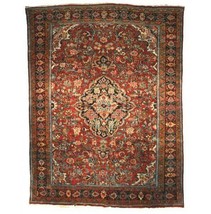 9x12 Hand-knotted Semi-Antique Mahal - Rug B-78840 - £1,335.06 GBP