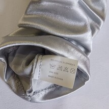 Sexy Women's Nylon Spandex Blend Fingerless Stretch Gray Gloves - One Size image 4