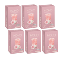 6X KOKO Rose Milk Tea Instant Powder Drink Control Hunger Help Excretion... - £109.15 GBP