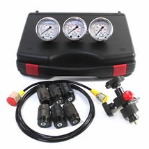 Sinocmp Hydraulic Pressure Gauge Test Kit Hydraulic Nitrogen, Two Year W... - £234.36 GBP