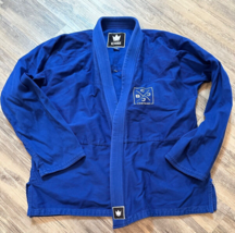 Kingz Gi Jui-Jitsu A5 Blue Marra Senki Competition Team Gym  - $38.55