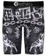 Ethika Staple TUFF DAWG Pitbull Dog Spiked Collar Chains Long Boxers Mn&#39;... - $24.99