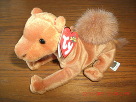 Ty 2000 Beanie Baby Niles w/ tags mint plush stuffed animal tan camel - £5.21 GBP