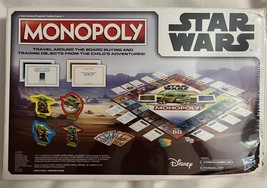 Monopoly Star Wars The Child Edition Board Game for Kids &amp; Families (box... - £15.69 GBP
