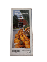 AAA Maine New Hampshire Vermont 1992 Vintage Travel Road Map Guide - $11.86