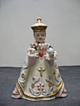 Vintage Lefton Ceramic Child Christianity Prayer Figure Hand Painted 5&quot; ... - £18.68 GBP