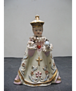 Vintage Lefton Ceramic Child Christianity Prayer Figure Hand Painted 5&quot; ... - $24.99