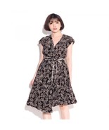 Anthropologie Maeve Noronha Elephant Print Wrap Dress Size XS - $53.34 CAD