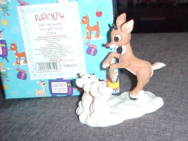 Primary image for Enesco Rudolph & Cubs Figurine MIB #875244 From 2001