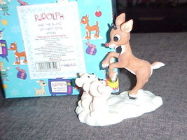 Enesco Rudolph &amp; Cubs Figurine MIB #875244 From 2001 - £38.87 GBP