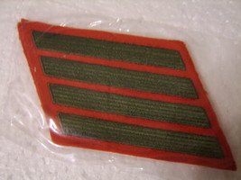 Usmc Service Stripes Pair Olive On Scarlet 4th Enlistment Male Nip PAIR:KY16-4 - £2.39 GBP