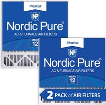 Replacement Ac Furnace Air Filters By Nordic Pure, 20X20X5, Merv 12, 2 P... - $76.92