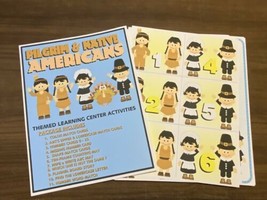 PIlgrams &amp; Native Americans - THEMED Learning Activities Package- LAMINATED - £23.33 GBP