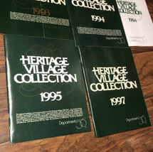 Department 56 Vintage 1989-1997 Lot Of 8 Catalogs (Missing 1996) - $23.08