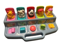 Vintage 1995 Playskool Poppin Pals Pop Up Jungle Zoo Animals Baby Toddle... - €7,10 EUR