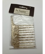 By Karam Wide Tooth Comb Static Control With Beechwood Germany  - $16.24 CAD
