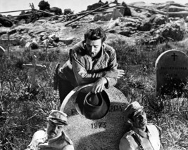 A Fistful of Dollars 8x10 Photo Clint Eastwood leans on gravestone - £6.25 GBP