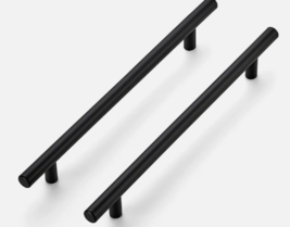 20 PCS 10&quot; Cabinet Handles Matte Black Drawer Pulls Stainless Steel Kitc... - $23.18