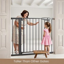 Heavy-Duty 36&quot; Tall Baby Gate &amp; Pet door - Adjustable width (29.6-40.5&quot;), - $99.20