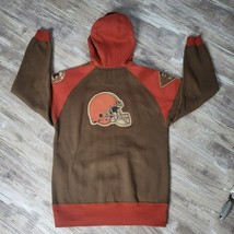NFL Cleveland Browns Helmet Logo AFC North Full Zip Hoodie - £31.06 GBP