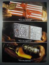 1984 Chivas Regal Scotch Ad - Go On, Open It - £14.72 GBP