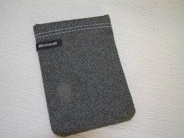 Microsoft Gray Felt Push Open Pouch for some Type of Electronic Device - $8.59