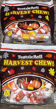 Tootsie Roll ~ Harvest Chews Cinnamon Caramel Apple Pumpkin Candy Corn 2-Bags - $23.78