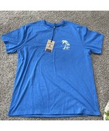 chubbies Men's Blue Crew Neck Short Sleeve T-Shirt Size XL Pull Over Graphic - $23.36
