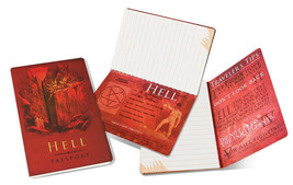 Hell (Not On This Earth) Passport and Pocket NoteBook with Art Images NEW UNUSED - $3.99