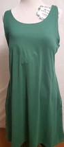 Kyodan Outdoors Sleeveless Dress Zip Side Pocket Green Built Bra Athleis... - $349.22 MXN